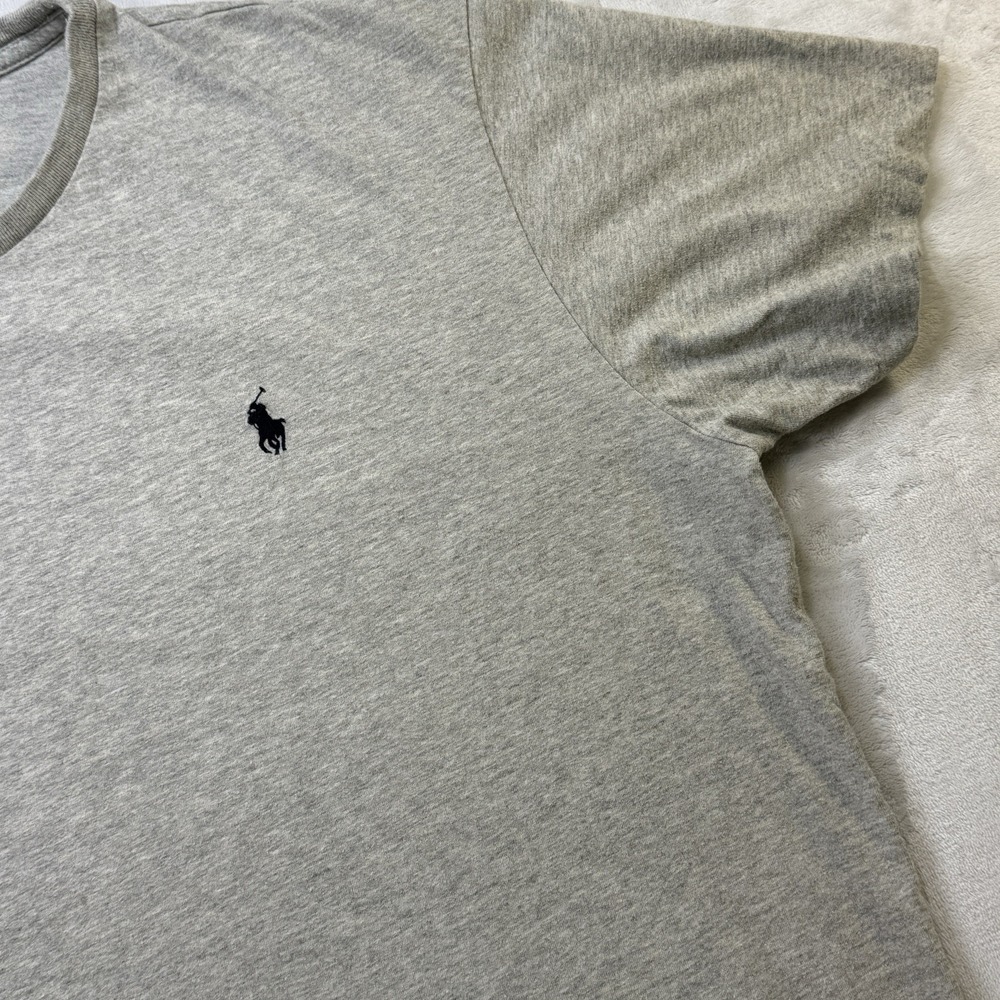 Polo Ralph Lauren T Shirt Mens XL Gray Pony Logo Cotton‎ Classic Fit Tee - Picture 6 of 8